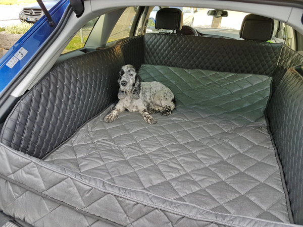 Schondecke DELUXE Hund Audi A6 umgelegte Rückbank Hundetransport