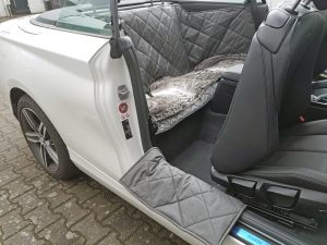 Hundetransport Rückbank Rücksitz Hund BMW 2er Cabrio